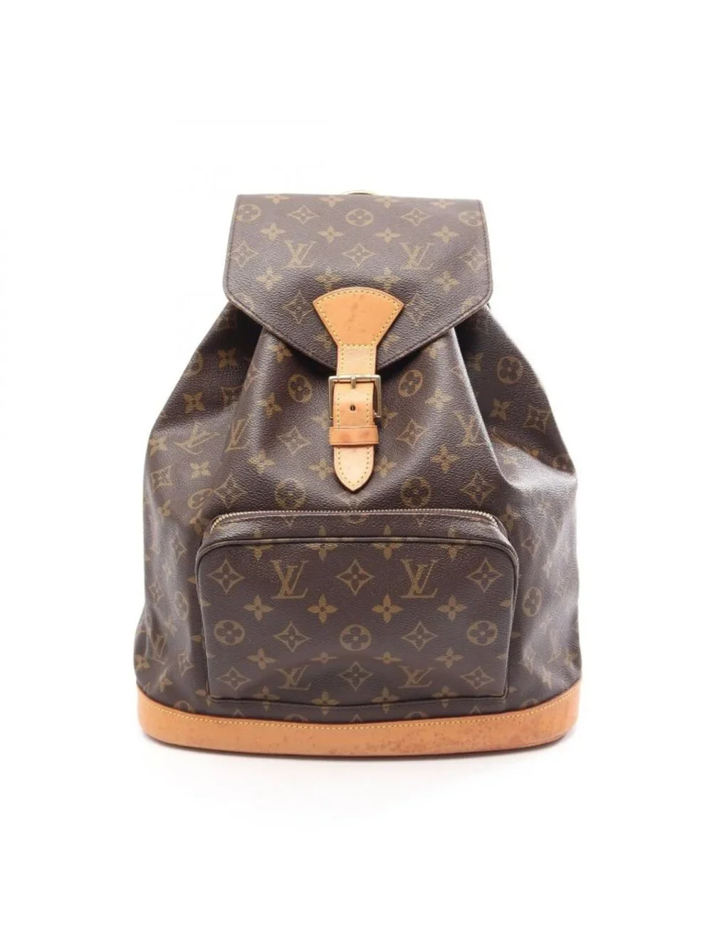 Louis Vuitton Backpack Montsouris GM Canvas Leather
